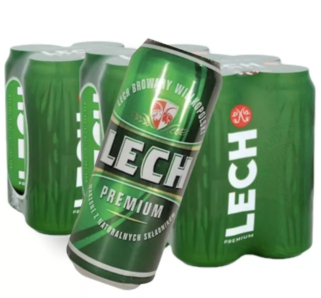 24 x 500 ml Dose Lech Pils, der einzigartige Geschmack aus Polen 2,81/L