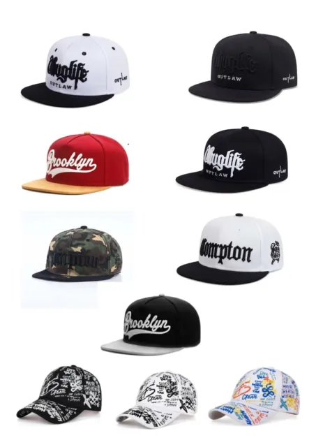 Basecap Compton, Thug Life, Brooklyn, u. andere div. Farben, Baseball Kappe, Cap