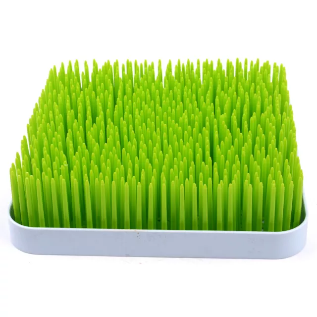 Simulation Green Lawn Grass Countertop Bottle Utensils Dish Drying Rack Mat Ido