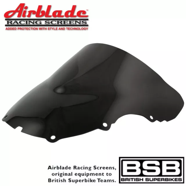 Honda Cbr 600 F X 1999 Dark Smoked Double Bubble Airblade Screen