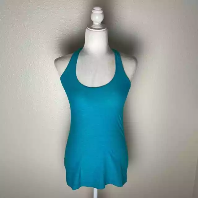 Lululemon Cool Racerback in Heathered Teal Size 6