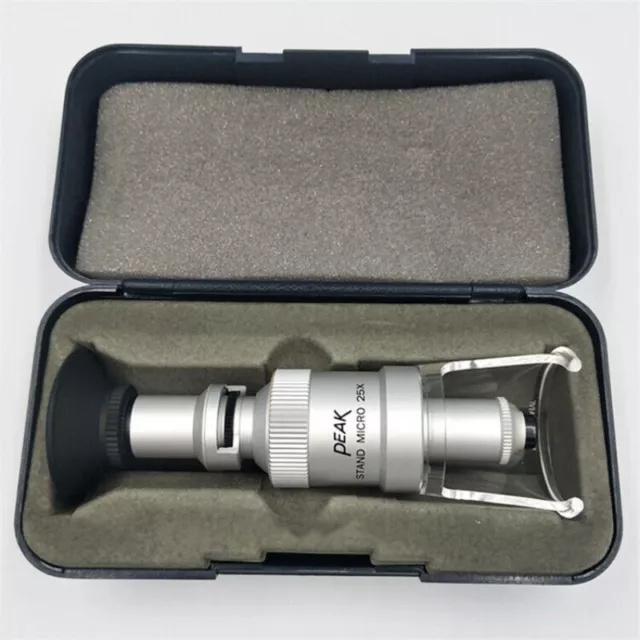 Stand Microscope Portable Loupe 25X With Standard Scale Original PEAK 2008-25X