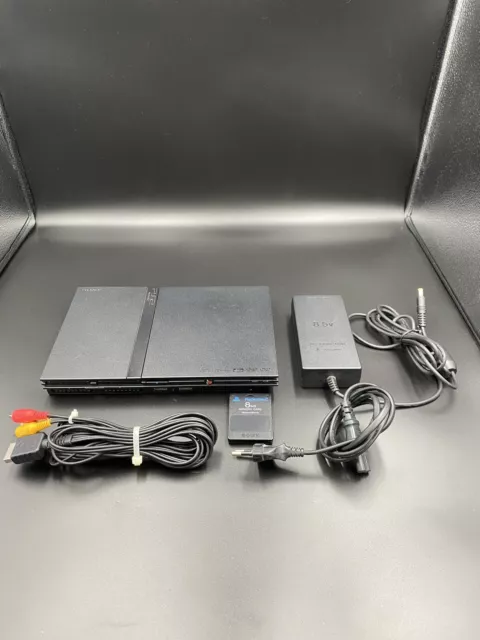 Sony Playstation 2 Slim Konsole SCPH-75004 PS2 Schwarz