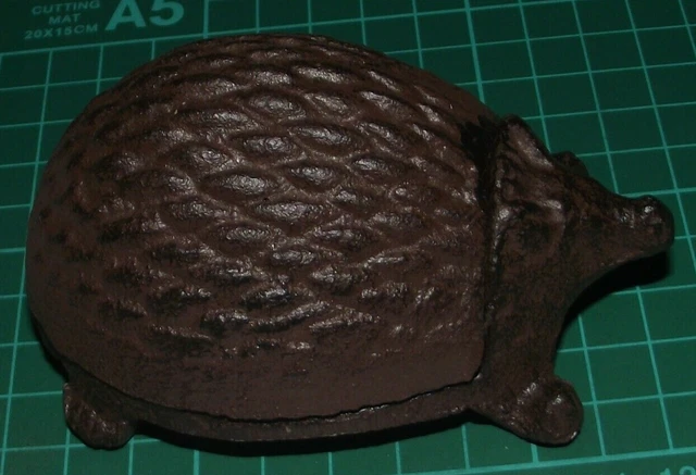 Portachiavi Nascosto A Forma Di Tartaruga - Decorazione Giardino In Ghisa - 13.5x9.5x6.2 Cm - Per Chiavi E Gioielli