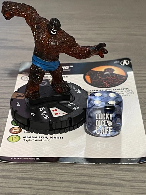 Marvel Heroclix Fantastic Four Storyline 104 The Thing Limited Edition Marvel Heroclix Fantastic Four Storyline 104 The Thing Limited Edition