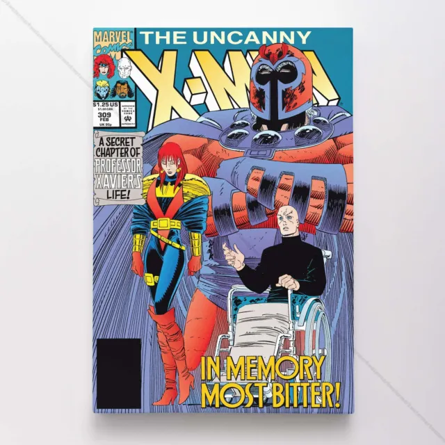 Uncanny X-Men Poster Canvas Vol 1 #309 Xmen Marvel Comic Book Art Print