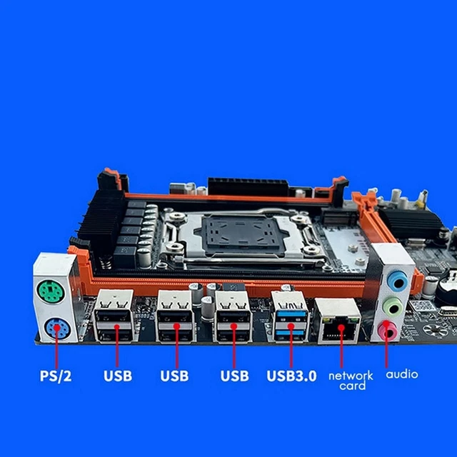 X99H MOTHERBOARD+E5 2660 V3 CPU B85 LGA2011-3 4X DDR4 REG ECC Slots M ...