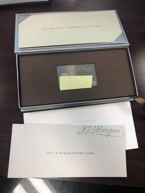 JP MORGAN CHASE Credit Card Metal RARE With Box! $399.00 - PicClick