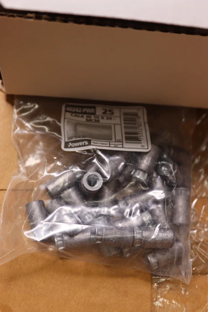 (25-Pk) Powers Calk-In Machine Bolt Anchors #10-24 40242-PWR