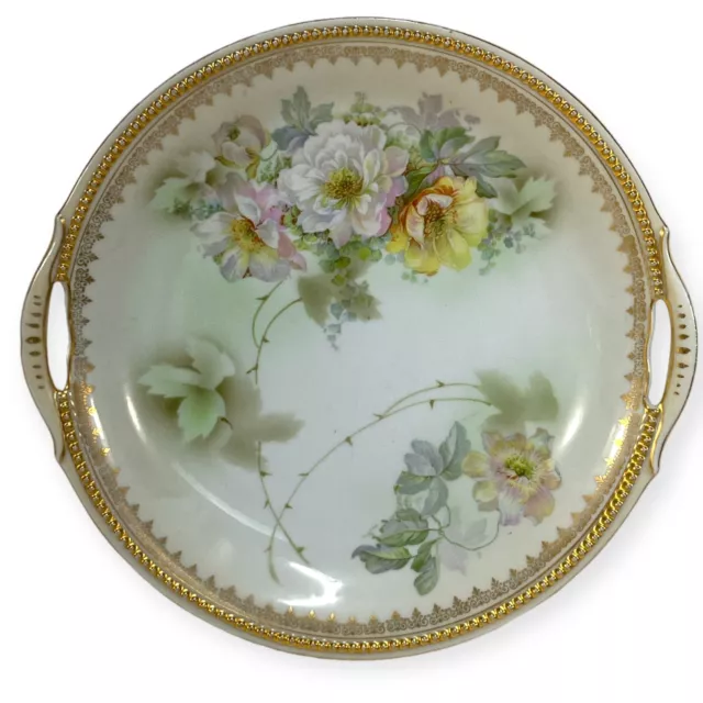 Antique P K Silesia porcelain serving dish plate 1914-1918 Germany