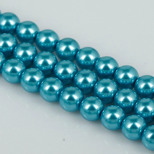 100pcs lot round shaped 4mm lacquered glass spacer beads EF1167