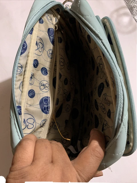 Samantha Brown QUILTED Light Teal CrossBody Bag Purse NWT 5