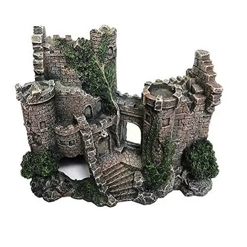 Aquarium Ornament Castle Hideout Aquarium Decorations Large Fish Tank Decoration