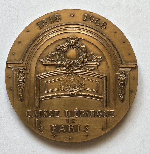 Médaille Frantz Reichel sportif athlète rugby XV boxe escrime