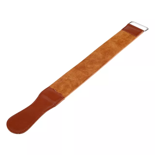 New Cow Leather Manual Strop Straight Barber Shaving Sharpening Strap Tool AGS