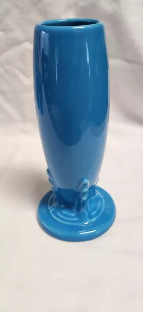 Fiesta Peacock Retired Bud Vase 6.25" HLC