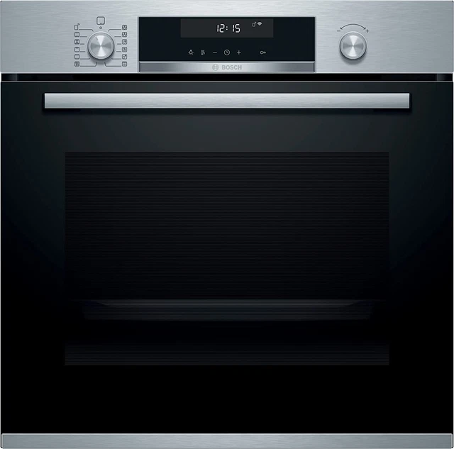 Bosch HBB578BS6 Backofen mit Backwagen, multifunktional, Pyrolyse, 71 l, A