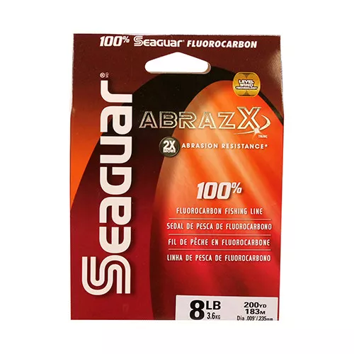 SEAGUAR ABRAZX 100 % ligne de pêche fluorocarbone 20LB-200YD