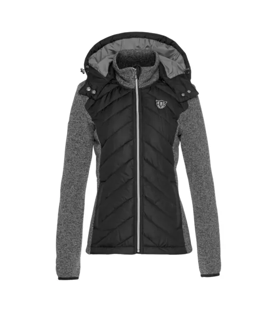 KangaROOS Damen modische Outdoor-Jacke stylische Kurz-Jacke im trendigen 2-In-1