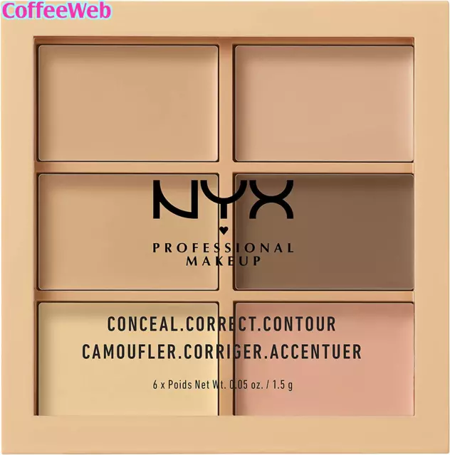 NYX Professional Makeup Palette Conceal, Correct, Contour Correttori, Texture Cr