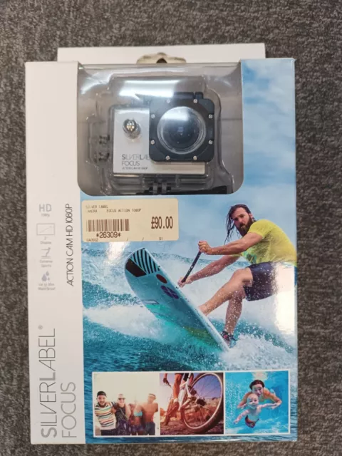Silver Label Focus Action Camera 1080p HD RRP £90!!