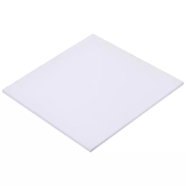 Blanco ABS Plástico Hoja 12x12x0.24" para Edificio Modelo, DIY Artesanía, Panel