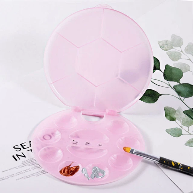 2 Pcs Aquarellfarbe Schale Kunstmalerei-Palette Make-up-Palette Bilden