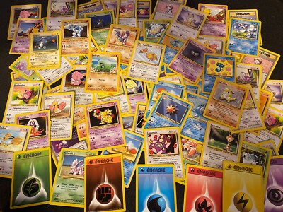 lot de 85 cartes pokemon set de base et autre Wizard