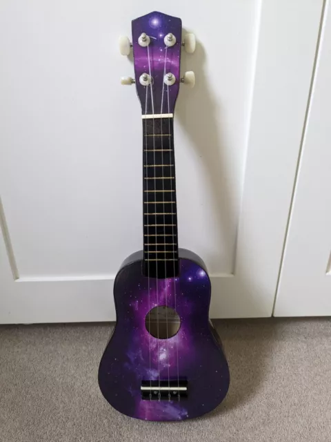 Soprano Ukulele Universe design, great condition, unique design