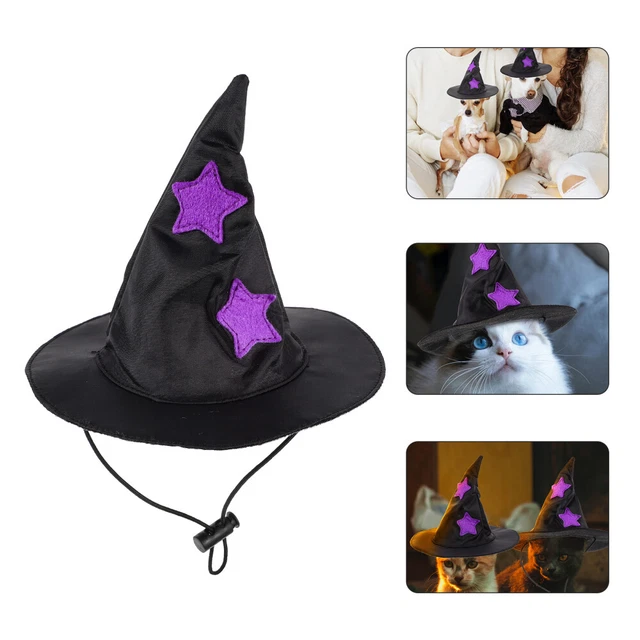 Hexenhut Hund Hut Halloween Haustier Kostüm Hexenhut Dekorative Katzen Witch Hut