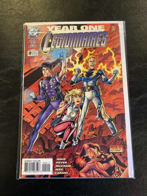 LEGIONNAIRES ANNUAL #2  NM+ (9.6) condition!  YEAR ONE  Jeffrey Moy Cover/Story!