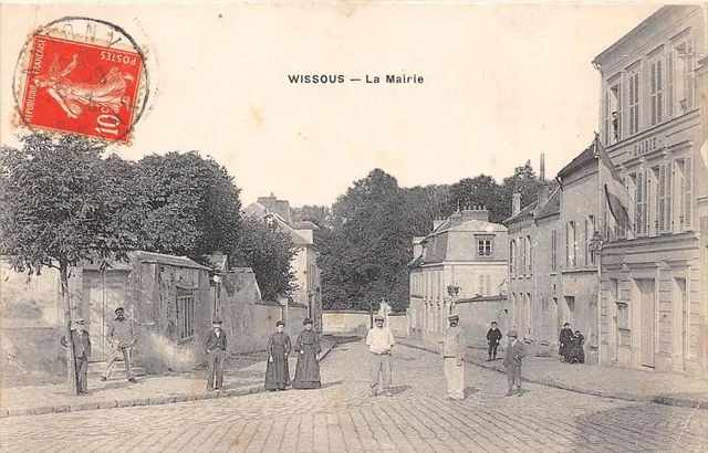 Cpa 91 Wissous La Mairie