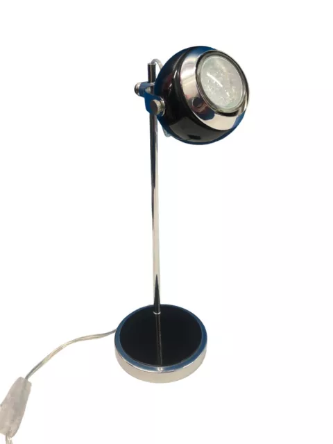 Eyeball Sputnik Table Bedside Lamp Space Age Black Adjustable Moveable Retro