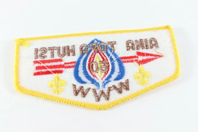 Vintage Aina Topa Hutsi #60 OA Order Arrow WWW Boy Scouts America Flap Patch 3