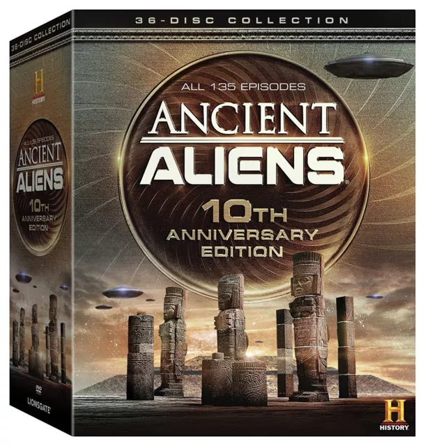 Ancient Aliens TV Series Complete Season 1-10 ~ NEW 36-DISC 10TH ANNIVERSARY DVD