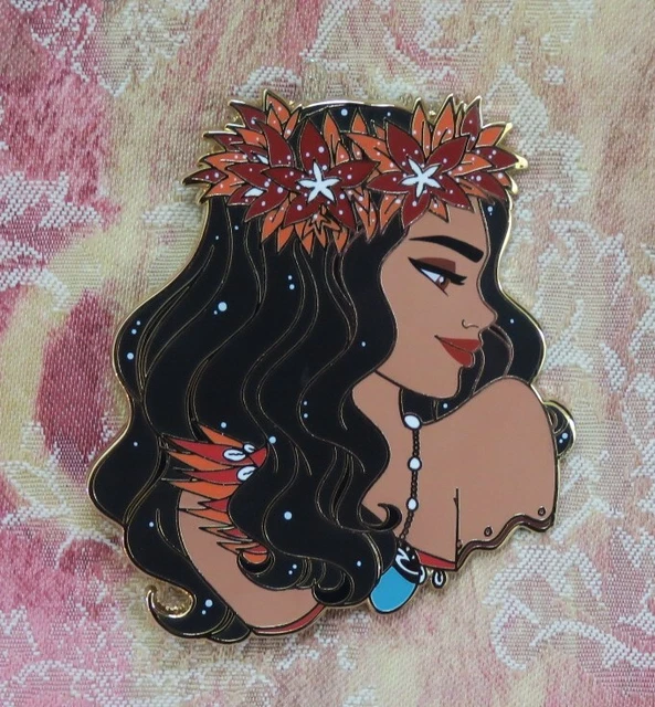 DISNEY MOANA CROWN Profile Jumbo Le Fantasy Pin Archibald Pins 42.50