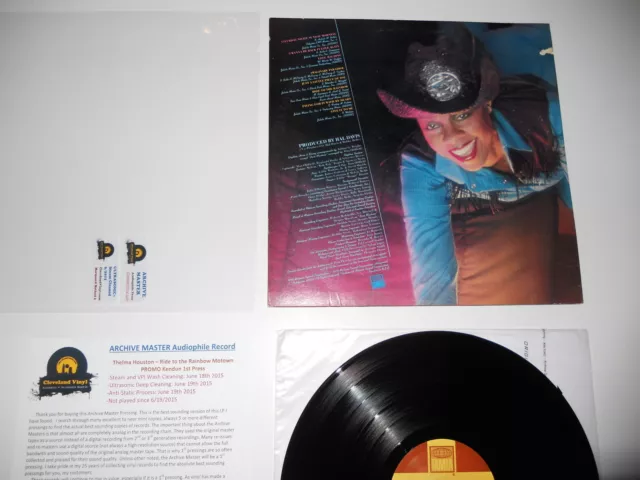 Thelma Houston Ride to the Rainbow PROMO 1979 ARCHIVE MASTER ultrasonique PROPRE 3