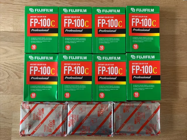 1-11 Packs Fujifilm FP 100C Instant Film expired 10 sheets Per Pack 2