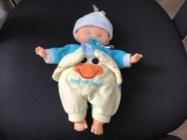 Vintage 2000 Cititoy 27cm Baby Doll Soft Body - Original Outfit & Pacifier