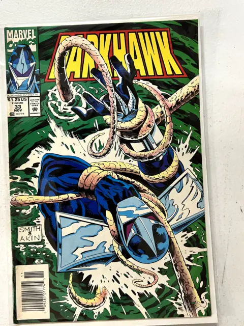 Darkhawk #33 Newsstand Cover (1993) Marvel Comics | Combined Shipping B&B