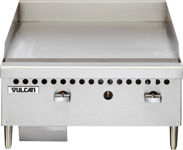 Vulcan VCRG24-M Countertop Gas Griddle with Manual Control, 24" W x 20-1/2" D