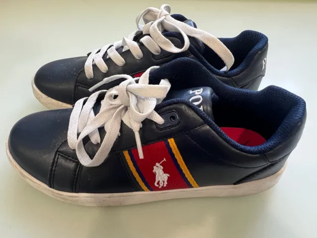 Polo Ralph Lauren Kids Leather sneakers Size US 5