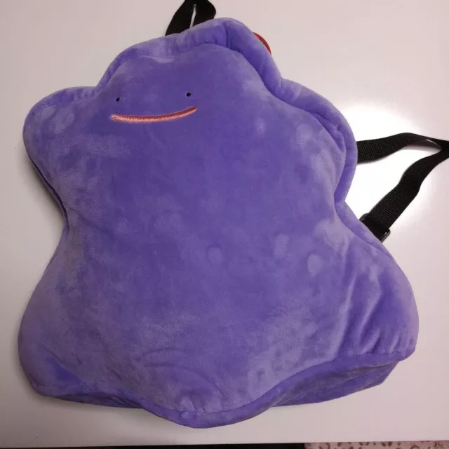 Ditto Pokemon Stuffed Plush Doll Bag Backpack Pocket Monster Fluffy From Japan