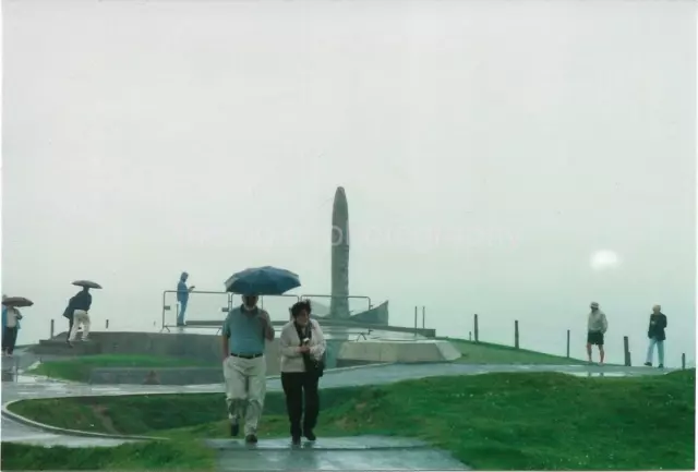 POINTE DU HOC Found PHOTO Color NORMANDY FRANCE Original WW2 Beach VINTAGE 012 5