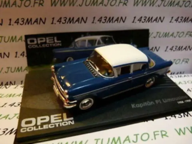 OPE3 voiture 1/43 IXO eagle moss OPEL : Kapitän PI limousine 1958/1959
