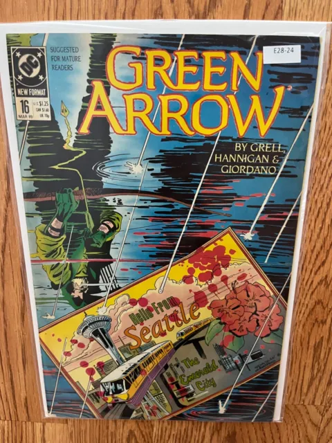 Green Arrow vol.2 #16 1989 High Grade 8.5 DC Comic Book E28-24