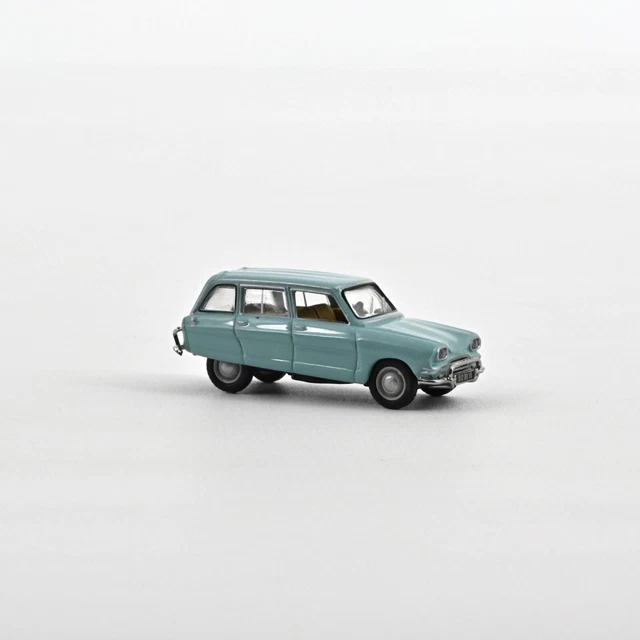 NOREV Citroën Ami 6 Break 1969 Gris Rosé | Miniature Échelle 1/87 - Modèle Réduit Pour Collectionneur Adulte