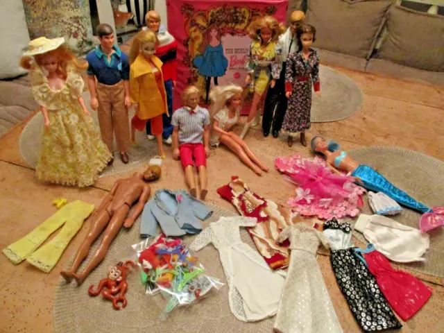 Grosses Vintage Barbie / Ken Und Petra -  Konvolut   70 / 80Ties - Top !!