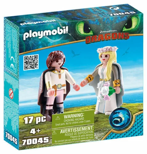 PLAYMOBIL 70045 Dragons - Astrid E Hiccup, Set Di 2 Personaggi Per Bambini - 6