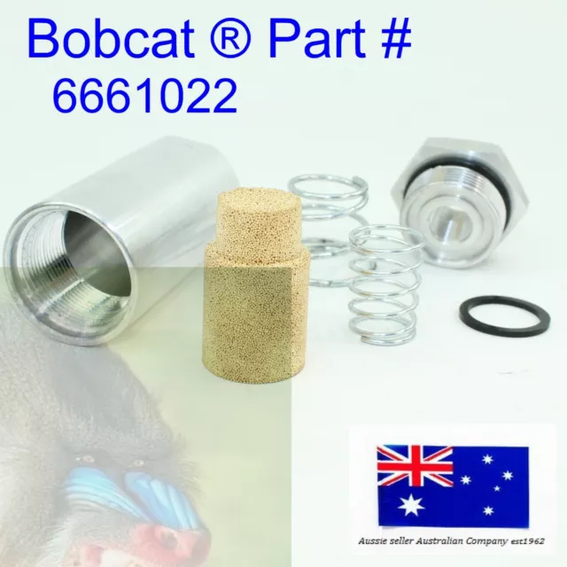 for Bobcat Aluminium HYDRAULIC OIL CASE DRAIN FILTER kit 6661022 T320 425 428